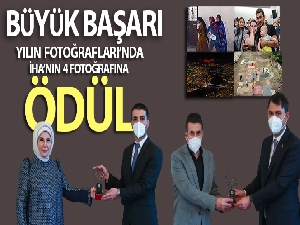 Yılın Fotoğrafları'nda, İHA'nın 4 fotoğrafına ödül