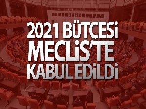 2021 Merkezi Yönetim Bütçe ve 2019 Kesin Hesap Kanun Teklifleri kabul edildi