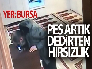 Bursa'da cami kasasından özel aparatla para çaldı