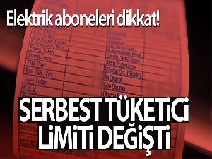 Elektrik faturası 75,11 lira veya üzerinde olan aboneler serbest tüketici olabilecek