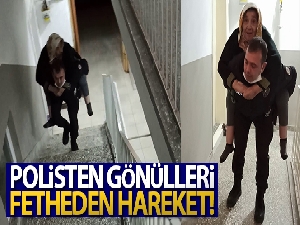 Polisten gönülleri fetheden hareket