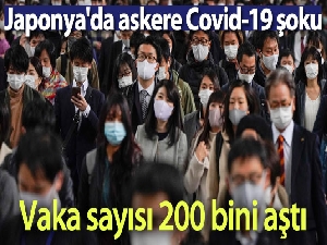 Japonya'da askere Covid-19 şoku