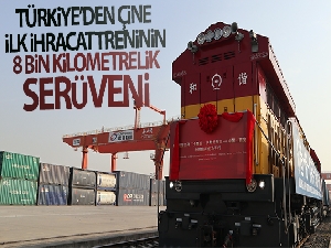 Türkiye'den Çine ilk ihracat treninin 8 bin kilometrelik serüveni