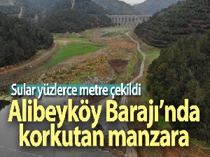 İstanbul'da kuraklığın en net görüntüsü böyle çekildi