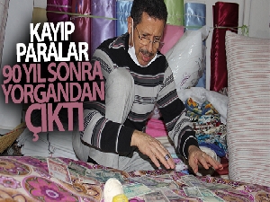 Kayıp paralar 90 yıl sonra yorgandan çıktı