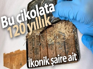 Avustralya'da şair Paterson'a ait 120 yıllık çikolata bulundu