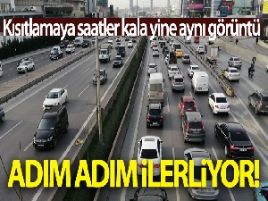 İstanbul'da 56 saatlik sokak kısıtlaması öncesi yoğunluk