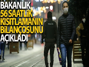 Sokağa çıkma kısıtlamasına uymayan 40 bin 591 kişiye adli ya da idari işlem yapıldı