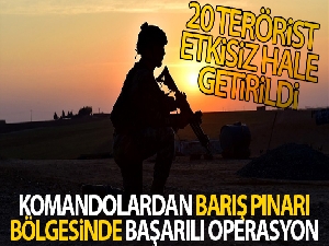 MSB: 'Barış Pınarı bölgesine sızmaya çalışan 20 PKK/YPG'li terörist etkisiz hale getirildi'