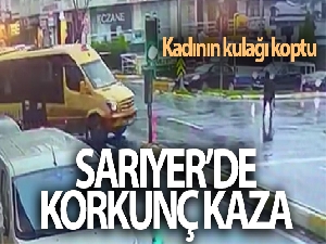 Kadının kulağının koptuğu minibüs dehşeti kamerada