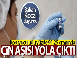 Covid-19 aşısı Çin'den Türkiye'ye doğru yola çıktı