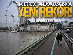 İngiltere'de günlük vaka sayısında yeni rekor
