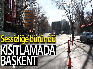 Başkent sokakları yeni yılın ilk gününde ıssız kaldı