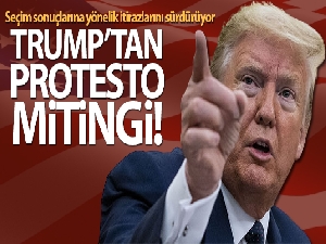 Trump, 6 Ocak'ta büyük protesto mitingi düzenleyecek