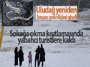 Uludağ yeniden beyaz gelinliğini giydi