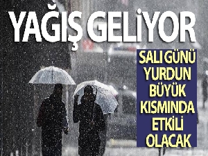 Batıdan yağış geliyor