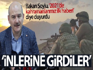 Bakan Soylu böyle duyurdu! 'İnlerine girdiler...'