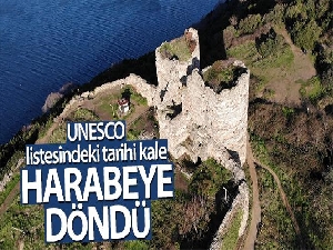 UNESCO listesindeki tarihi kale harabeye döndü