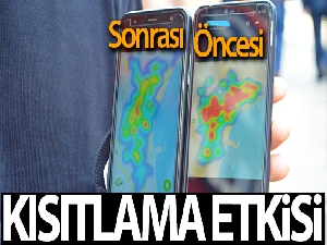 Bu harita 80 saatlik kısıtlama sonrası ortaya çıktı