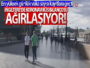İngiltere'de günlük Covid-19 vaka sayısı 60 bini aştı