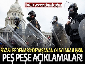 Siyasilerden ABD'de yaşanan olaylara ilişkin peş peşe açıklamalar!