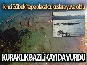 Kuraklık bazilikayı da vurdu...İkinci Göbeklitepe olacaktı, kuşlara yuva oldu