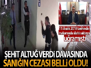 Şehit Altuğ Verdi davasında sanığa ağırlaştırılmış müebbet hapis cezası verildi