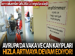 Avrupa'da Covid-19 vaka sayısı 25 milyonu aştı