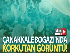 Çanakkale Boğazı'nda korkutan görüntü