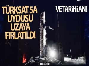 Türksat 5A uydusu uzaya fırlatıldı
