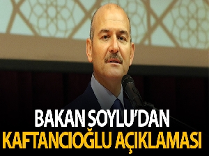 İçişleri Bakanı Süleyman Soylu: 'Canan Kaftancıoğlu, terör örgütlerinin soytarısıdır'