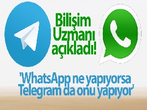 Bilişim Uzmanı Prof. Dr. Alkan: 'WhatsApp ne yapıyorsa Telegram da onu yapıyor'