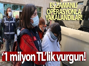 Antalya'da ‘altın kızlardan'1 milyon TL'lik vurgun