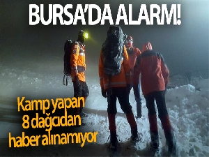 8 dağcı 9 saat sonra bulundu