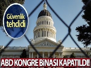 ABD'de evsizler kampındaki yangın Kongre binasında paniğe neden oldu