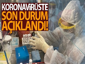 Türkiye'de son 24 saatte 6.818 koronavirüs vakası tespit edildi