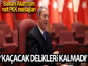 Milli Savunma Bakanı Akar'dan terörle mücadele ile ilgili önemli açıklamalar