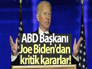 Joe Biden imza atacağı 17 kritik kararı belirledi