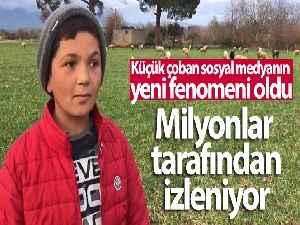 Küçük çoban videolarındaki diyalogları ile sosyal medyanın yeni fenomeni oldu