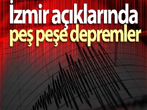 İzmir açıklarında 4.5 büyüklüğünde deprem