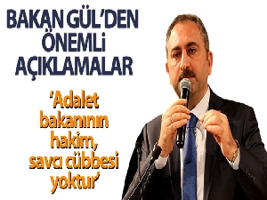 Bakan Gül: “Klavye başına geçip sosyal medyada bana tutuklama siparişi verenlere sesleniyorum, burada kanunlar işler”