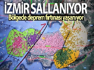İzmir sallanıyor, bölgede deprem fırtınası yaşanıyor