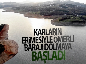 Karların erimesiyle Ömerli Barajı dolmaya başladı