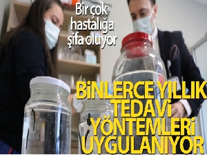 Binlerce yıllık tedavi yöntemleri bu merkezde uygulanıyor