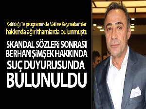 Berhan Şimşek hakkında suç duyurusunda bulunuldu