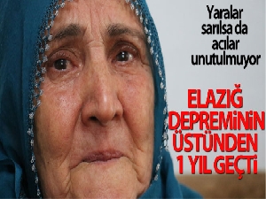 Elazığ depreminin 1. yılı: Yaralar sarılıyor, acılar unutulmuyor