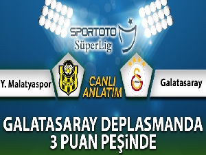 Galatasaray, Yeni Malatyaspor'u deplasmanda tek golle geçti