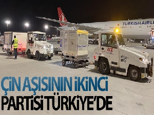 Çin aşısının ikinci partisi Türkiye'de