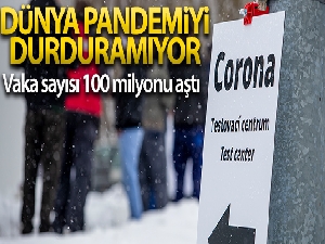 Dünya genelinde korona virüs vaka sayısı 100 milyonu aştı