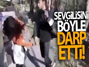 18 yaşından küçük sevgilisini darp ederek kayda aldı